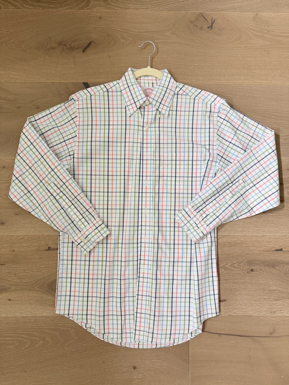 Brooks Brothers Multicolor Plaid Button Down L/S Shirt